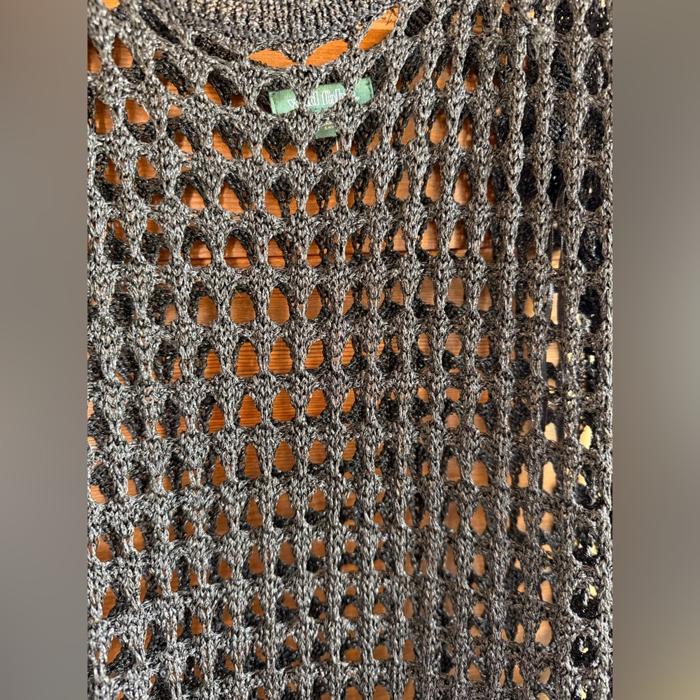 Wild Fable Black Crochet Maxi Swim Coverup - Picture 4 of 6